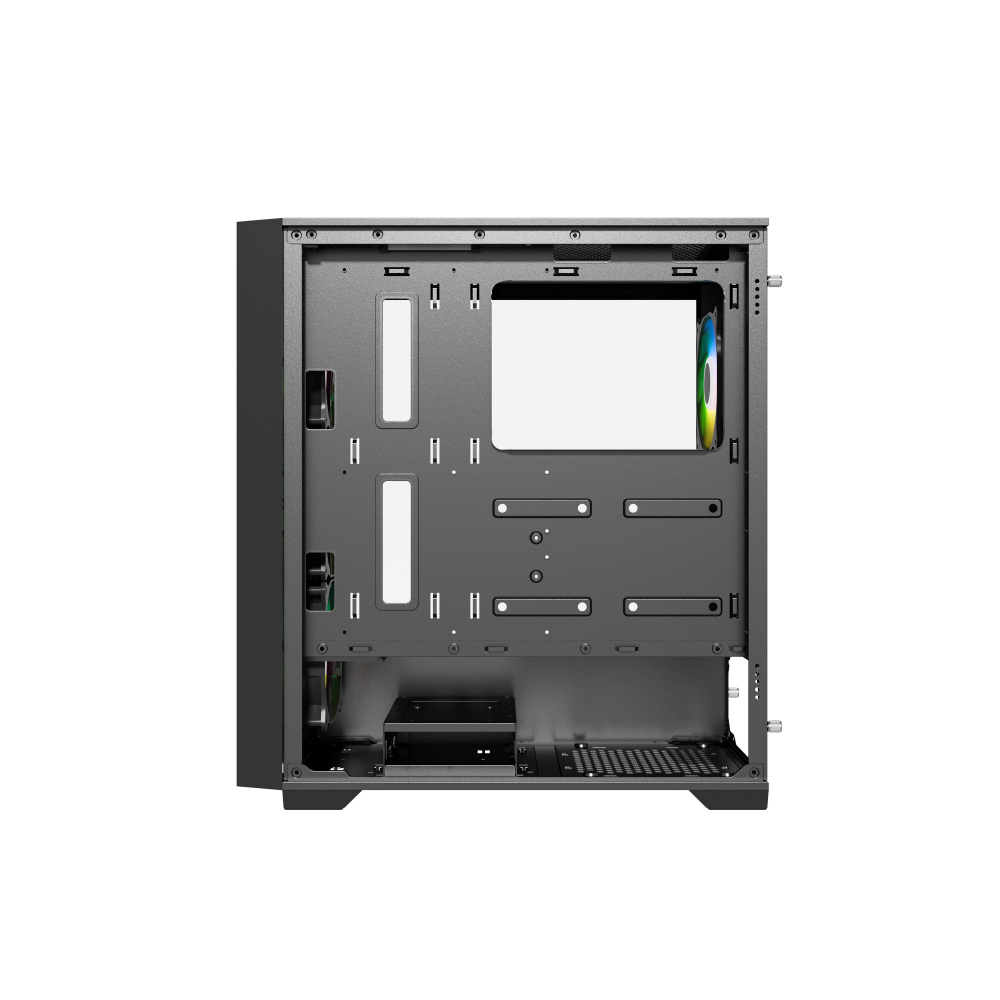 Компьютерный корпус Powercase ByteFlow TG ARGB Black (CBFB-A4)
