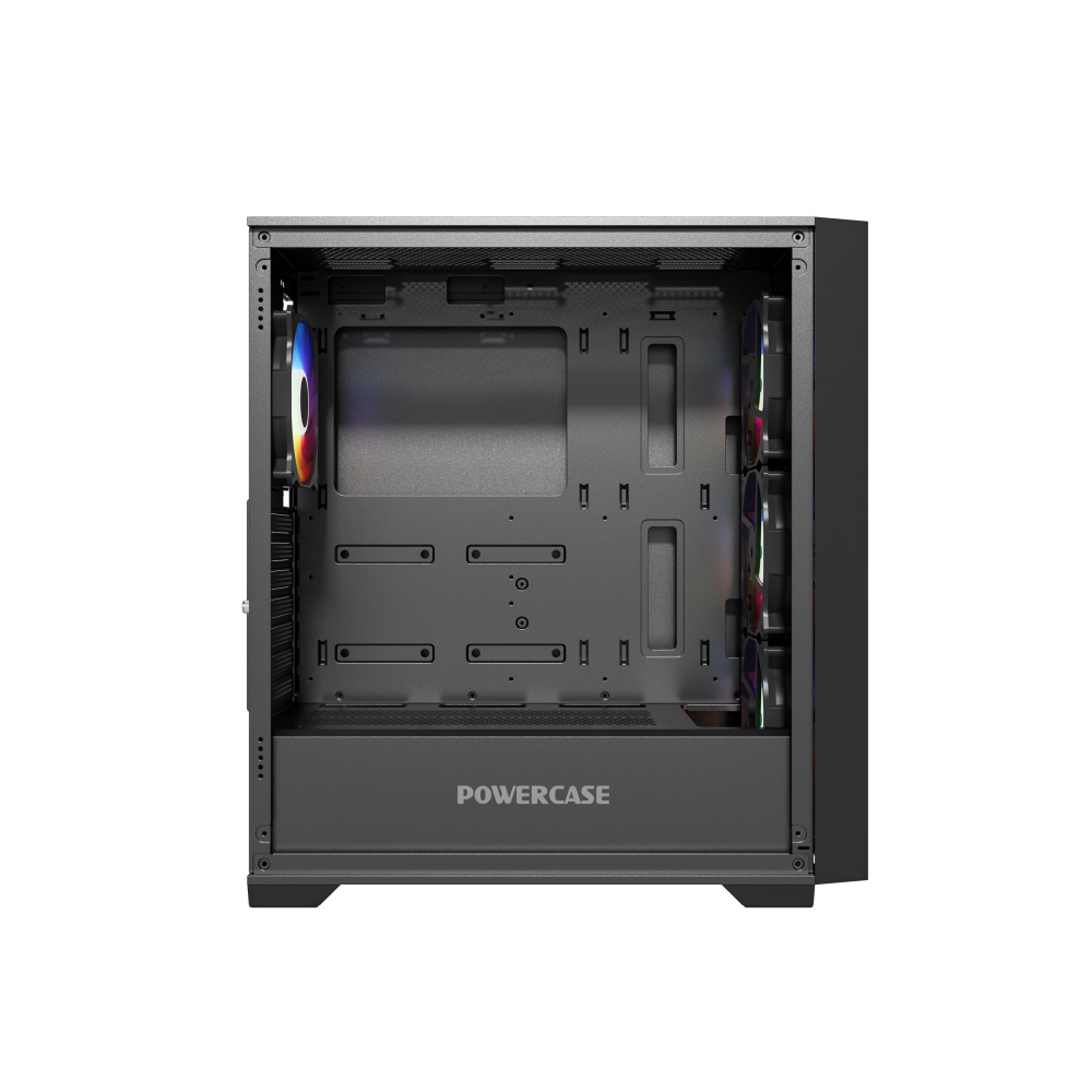 Компьютерный корпус Powercase ByteFlow TG ARGB Black (CBFB-A4)