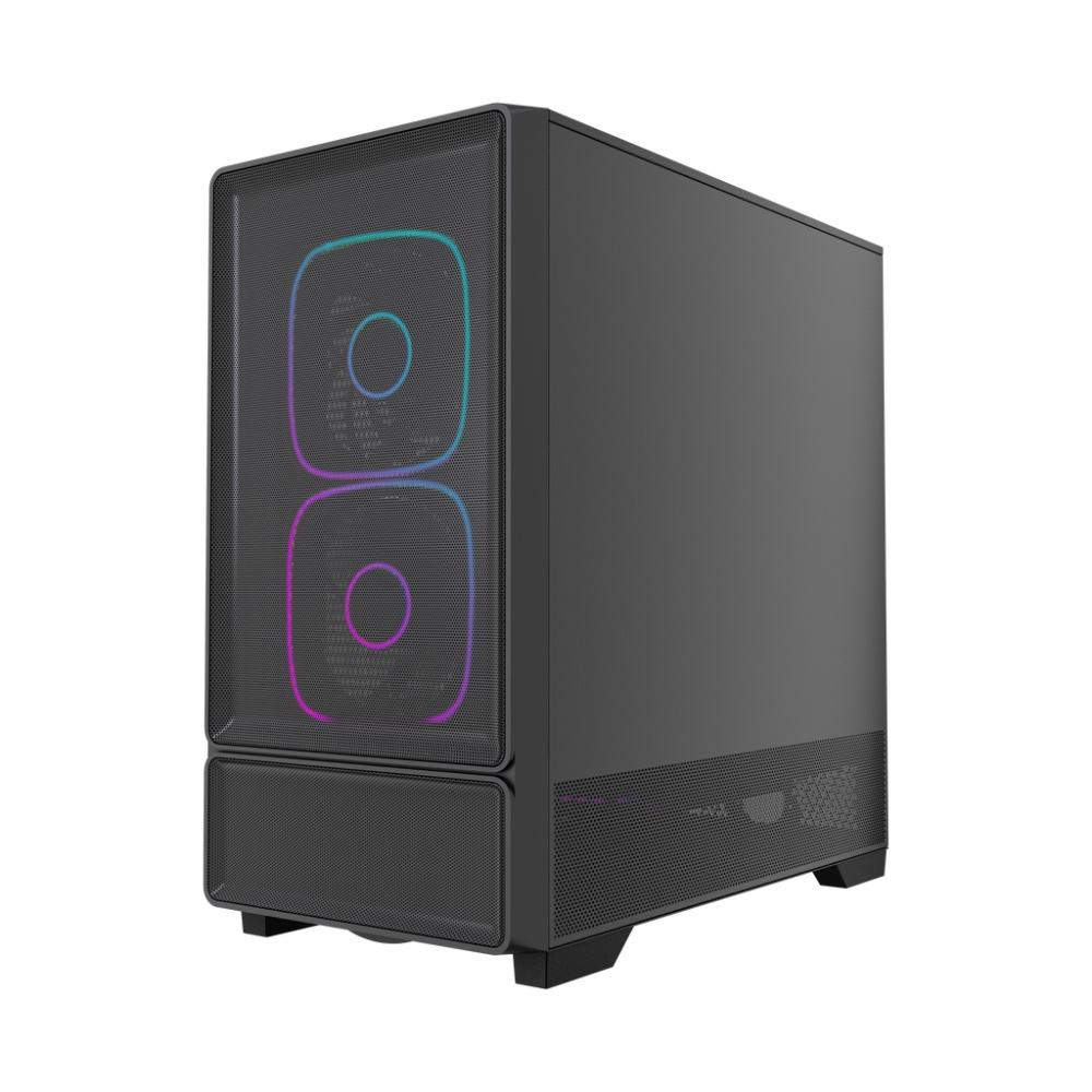 Компьютерный корпус Powercase AX5 TG ARGB Black (CJXA-A5)