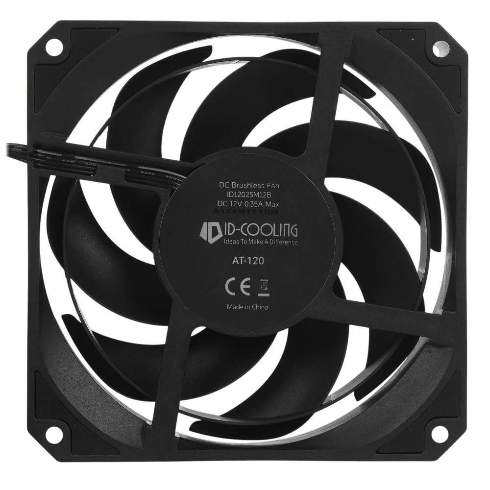 Вентилятор для корпуса ID-COOLING AT-120-K Black BOX