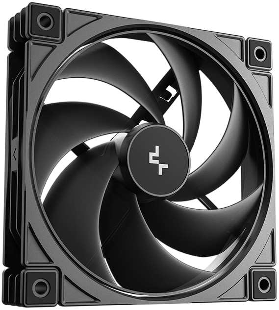 Комплект вентиляторов для корпуса Deepcool FD12 V2 3IN1 Black (R-FD12V2-BKNPN3-G) Color BOX