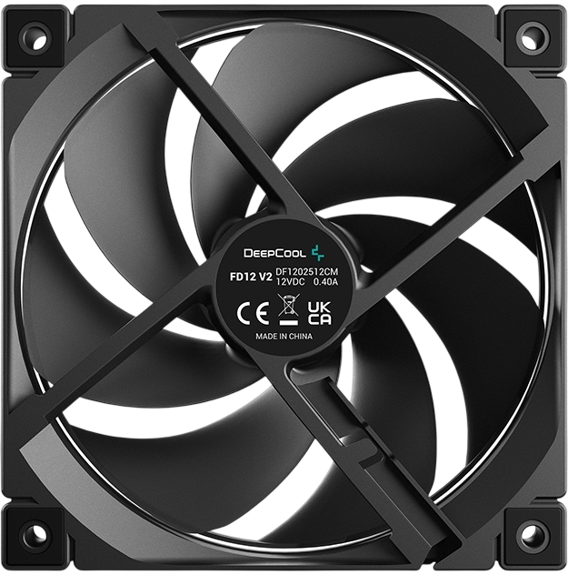 Комплект вентиляторов для корпуса Deepcool FD12 V2 3IN1 Black (R-FD12V2-BKNPN3-G) Color BOX