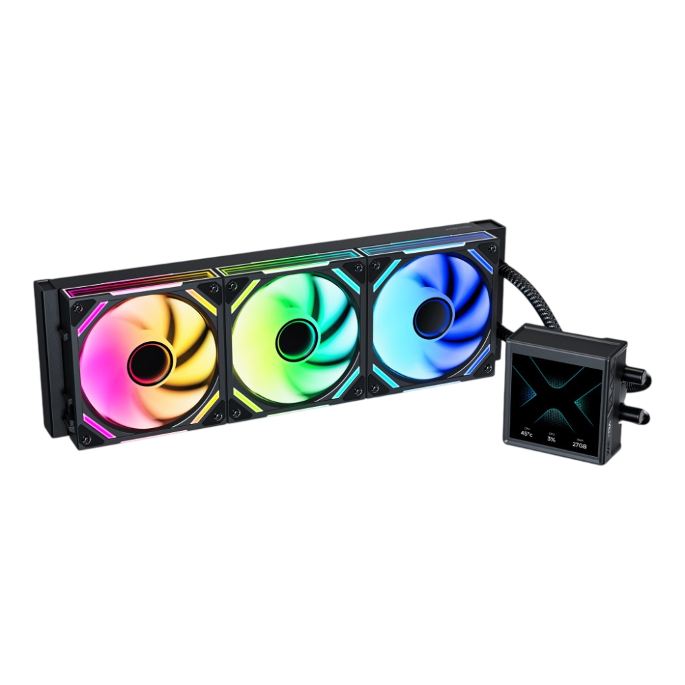 Система жидкостного охлаждения для процессора XASTRA Octant LC360FS ARGB BK LCD Black (LC360FS-BKAFXX-GL)