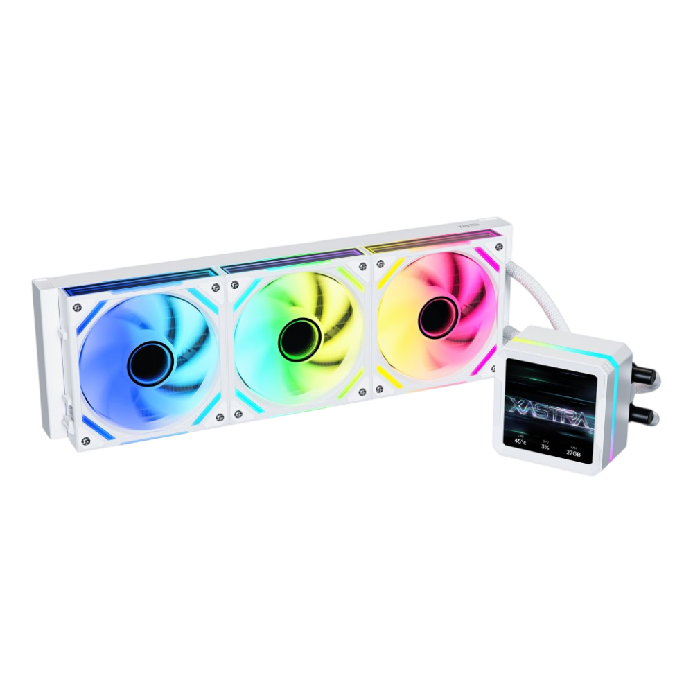 Система жидкостного охлаждения для процессора XASTRA Octant LS360 ARGB WH LCD White (LS360-WHAFXX-GL)
