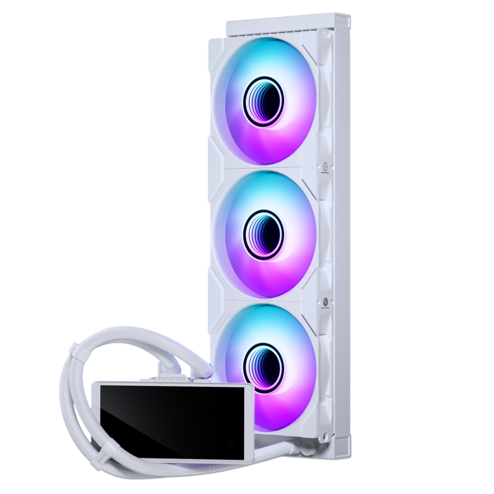 Система жидкостного охлаждения для процессора PHANTEKS Glacier One 360M25 G2 6” LCD ARGB White (PH-GO360M25G2LCD_DWT01)