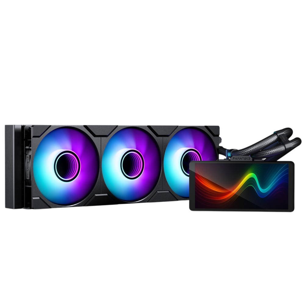 Система жидкостного охлаждения для процессора PHANTEKS Glacier One 360M25 G2 6” LCD ARGB Black (PH-GO360M25G2LCD_DBK01)