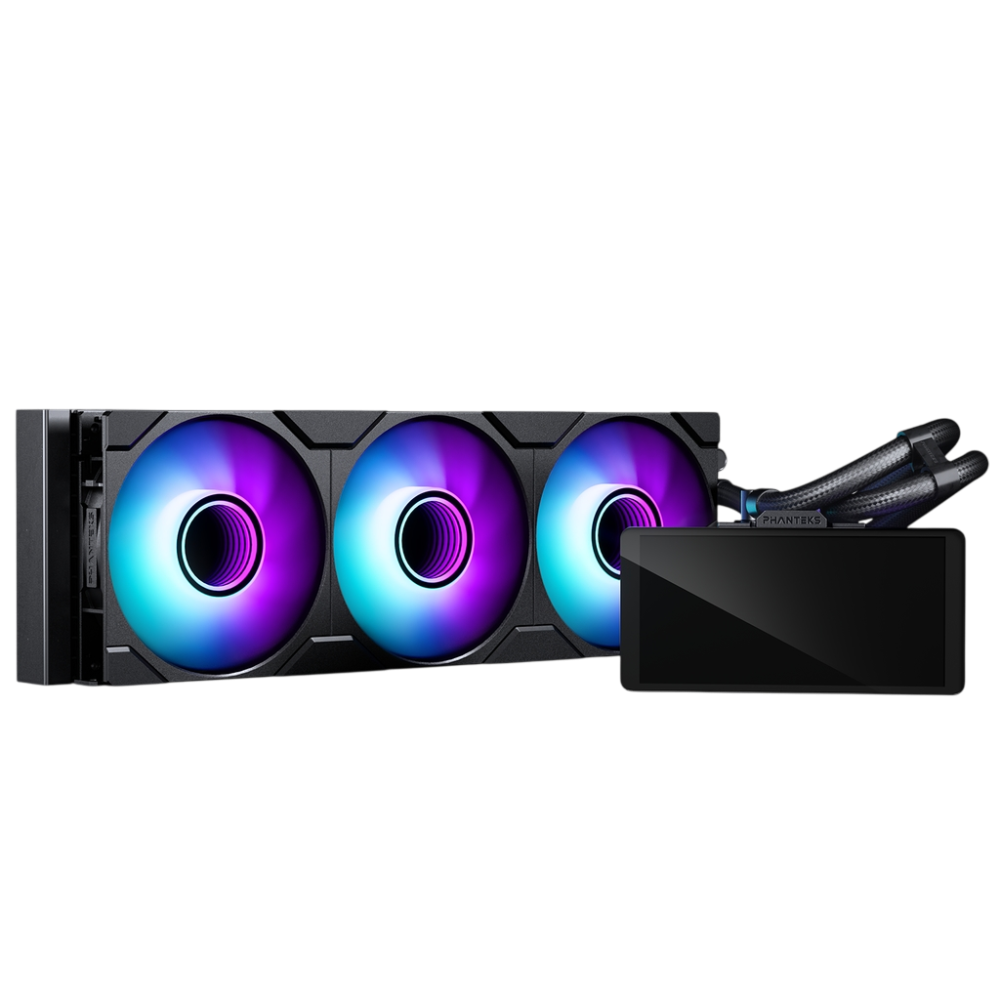 Система жидкостного охлаждения для процессора PHANTEKS Glacier One 360M25 G2 6” LCD ARGB Black (PH-GO360M25G2LCD_DBK01)