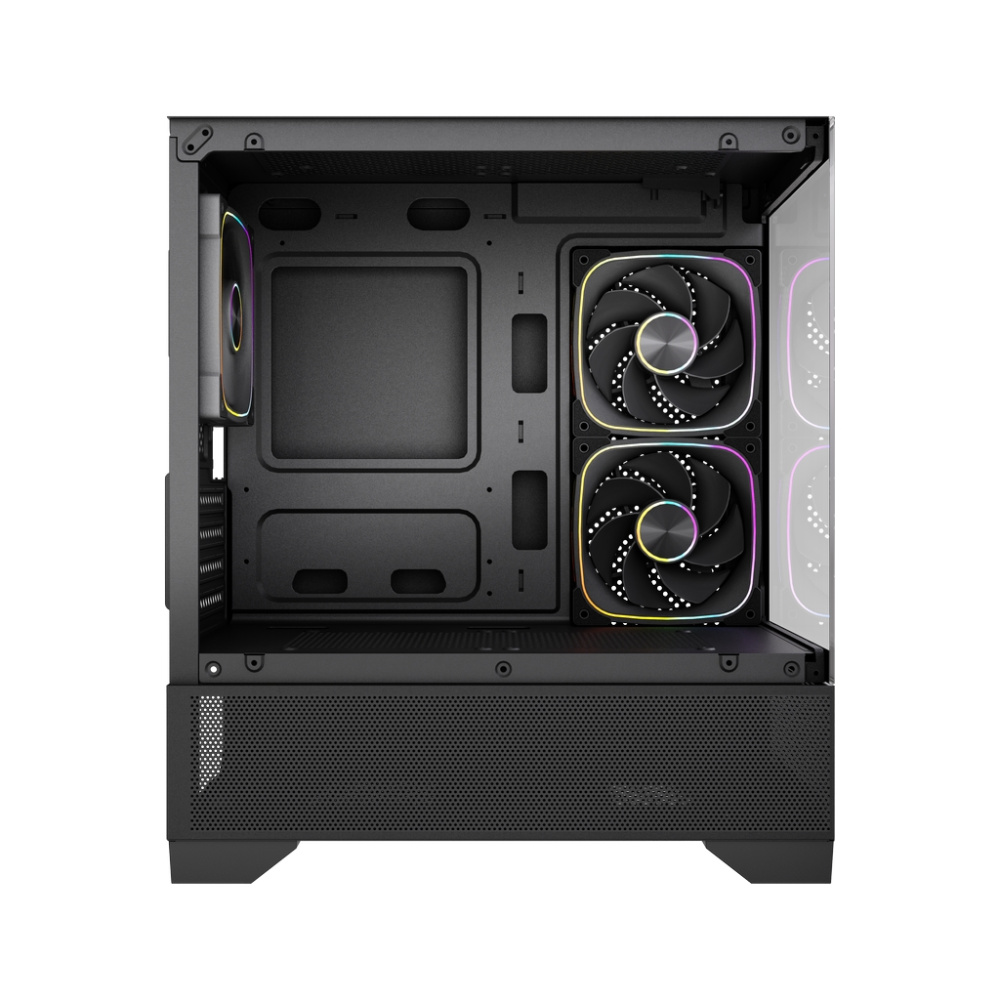 Компьютерный корпус Powercase Vision Micro M4B TG ARGB Black (CVMM4B-A3)