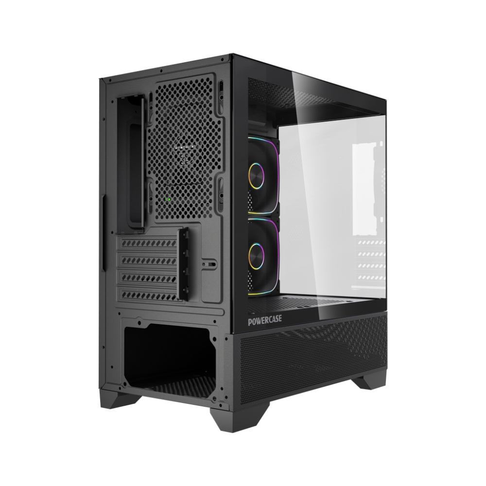 Компьютерный корпус Powercase Vision Micro M4B TG ARGB Black (CVMM4B-A3)