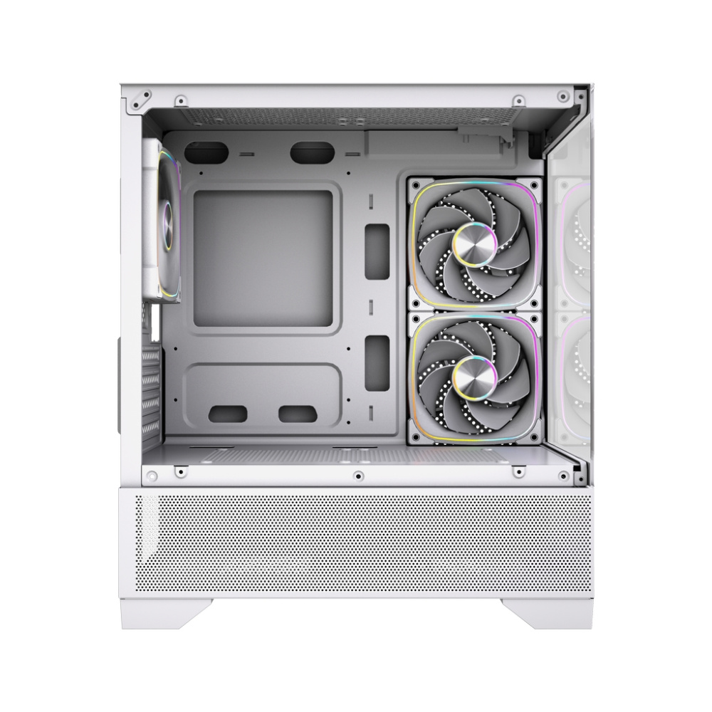 Компьютерный корпус Powercase Vision Micro M4W TG ARGB White (CVMM4W-A3)