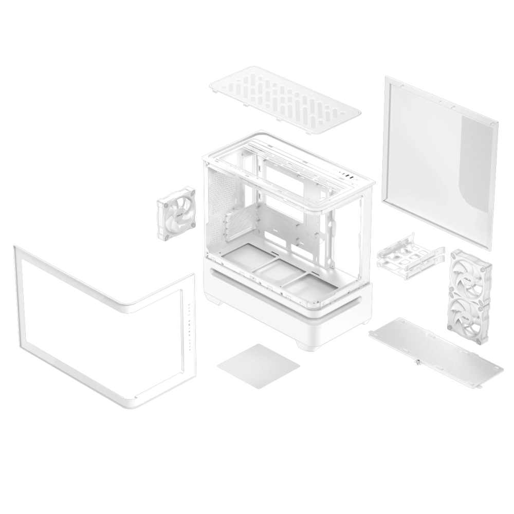 Компьютерный корпус ASUS PRIME AP202 TG ARGB White (90DC00P3-B19000)