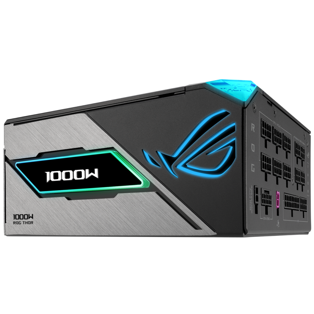 Блок питания ASUS 1000W ROG-THOR-1000P3-GAMING Platinum III OLED Display ARGB Gray (90YE00V3-B0NA00) 16 Pin (PCIe 5.1 Connector Cable Details)