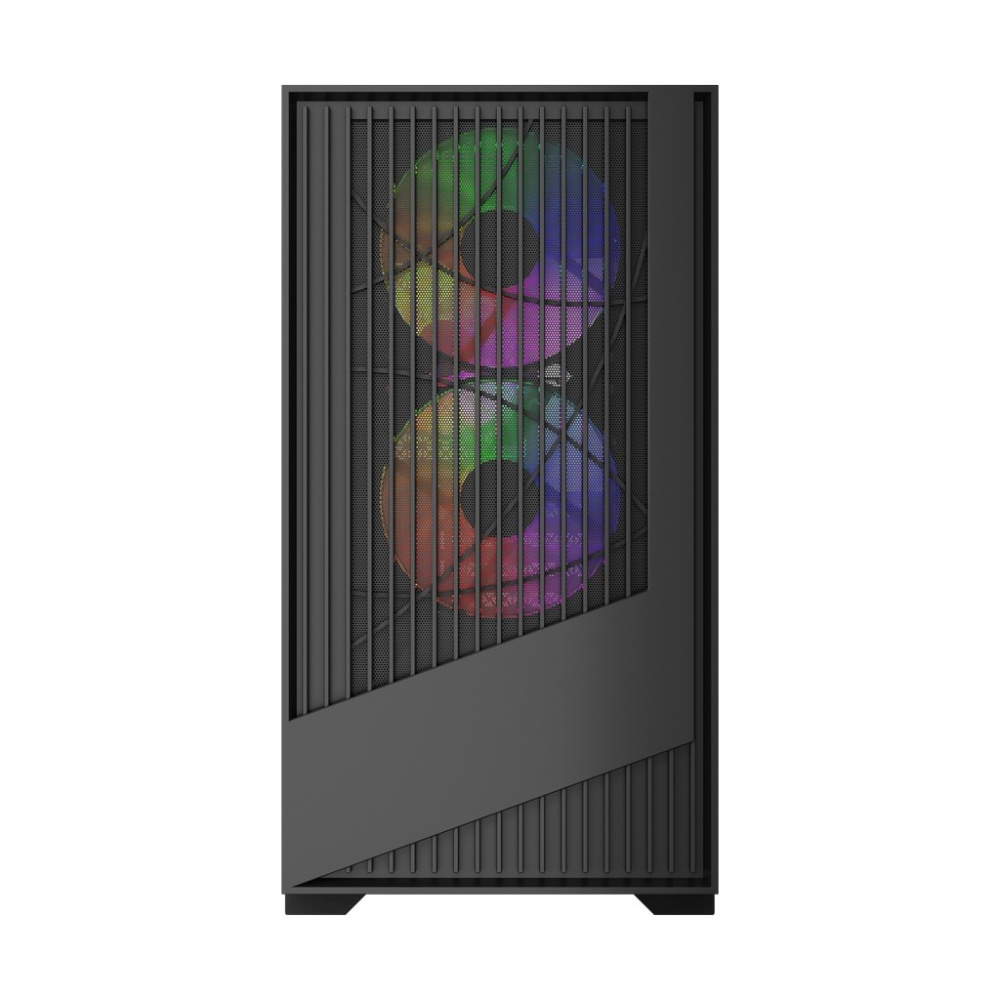 Компьютерный корпус Powercase Mistral Micro A12B FRGB Black (CMMA12B-L3)