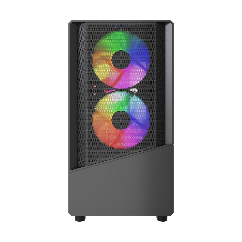 Компьютерный корпус Powercase Mistral Micro A15B FRGB Black (CMMA15B-L3)
