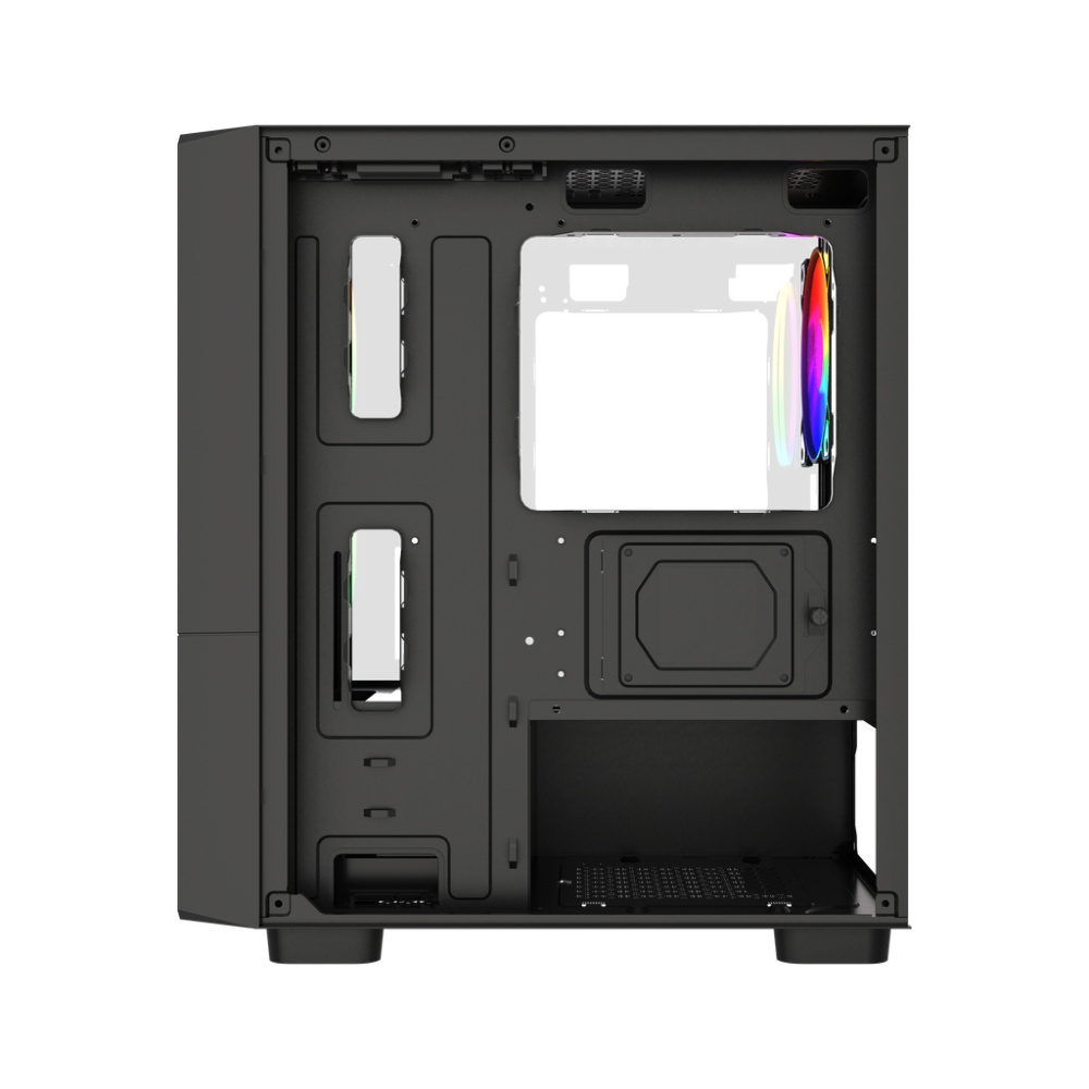 Компьютерный корпус Powercase Mistral Micro A15B FRGB Black (CMMA15B-L3)