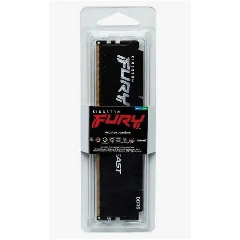 Оперативная память 8 Gb 5600 MHz Kingston FURY Beast Black (KF556C36BBE-8)