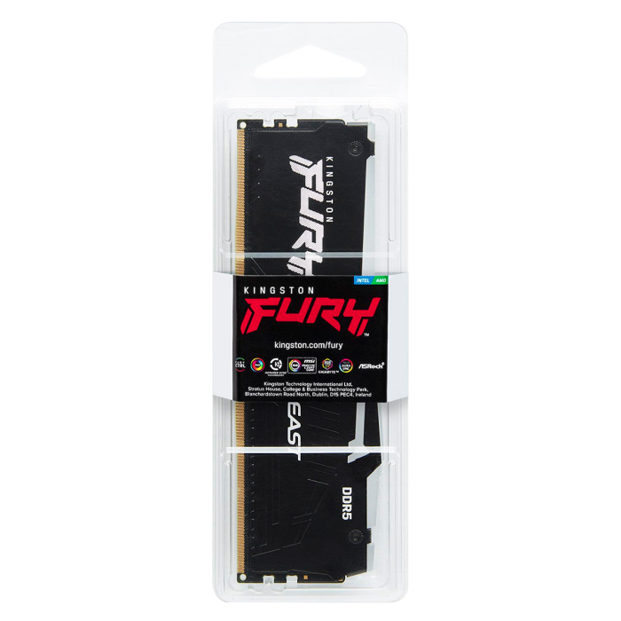 Оперативная память 8 Gb 5200 MHz Kingston FURY Beast RGB Black (KF552C40BBA-8)