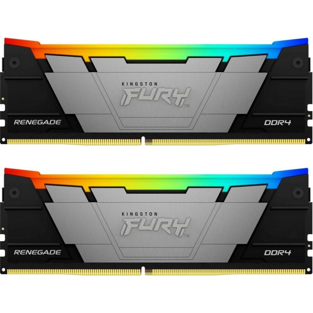 Оперативная память 16 Gb 3200 MHz Kingston FURY Renegade RGB Black (KF432C16RB2AK2/16)