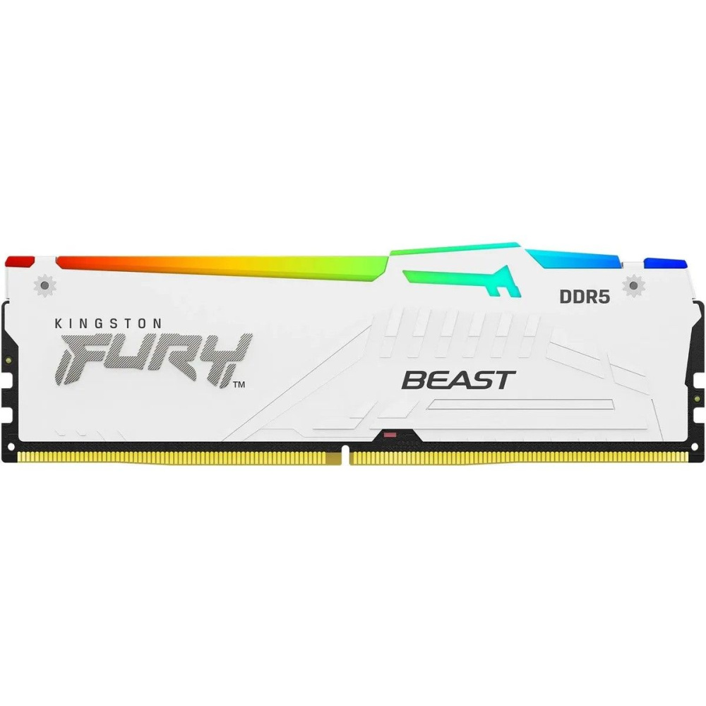 Оперативная память 16 Gb 5600 MHz Kingston FURY Beast RGB White (KF556C36BWEA-16)