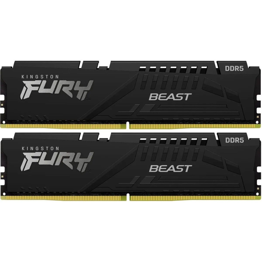 Оперативная память 16 Gb 6000 MHz Kingston FURY Beast Black (KF560C30BBEK2-16)