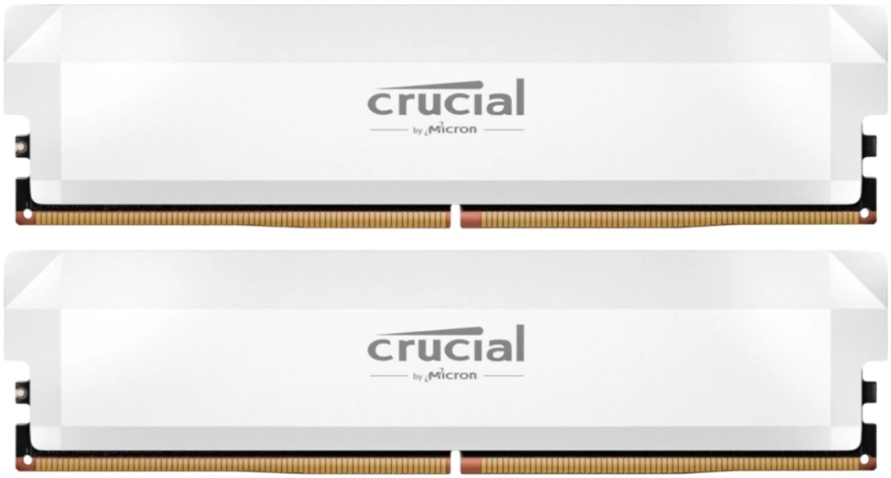 Оперативная память 32 Gb 6400 MHz CRUCIAL PRO White (CP2K16G64C38U5W)