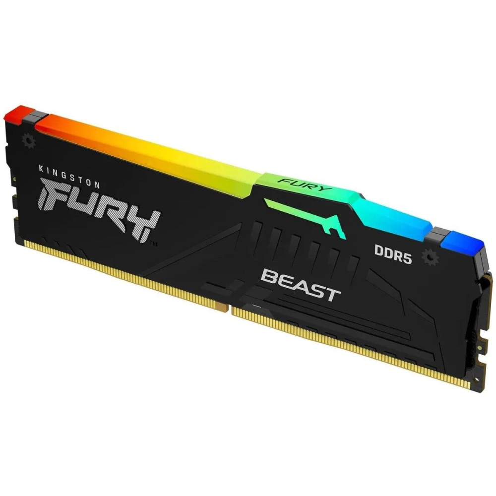 Оперативная память 32 Gb 6000 MHz Kingston FURY Beast RGB Black (KF560C30BBEA-32)
