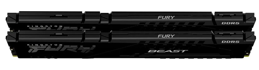 Оперативная память 64 Gb 5600 MHz Kingston FURY Beast RGB Black (KF556C40BB2K2-64)