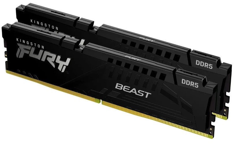 Оперативная память 64 Gb 5600 MHz Kingston FURY Beast RGB Black (KF556C40BB2K2-64)