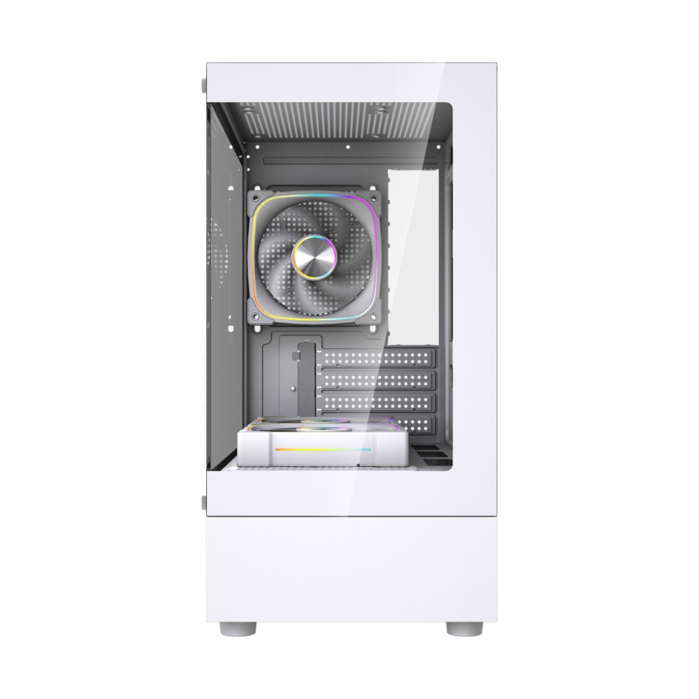 Компьютерный корпус Powercase Vision Micro M1 TG ARGB White (CVMM1W-A3)