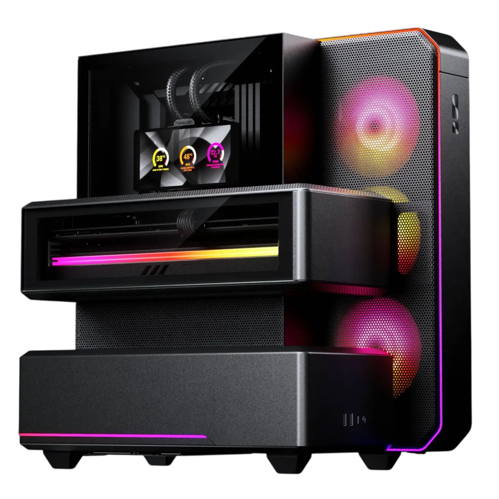 Компьютерный корпус PHANTEKS EX5 Max ARGB LCD Black (PH-EX526M_DBK01)