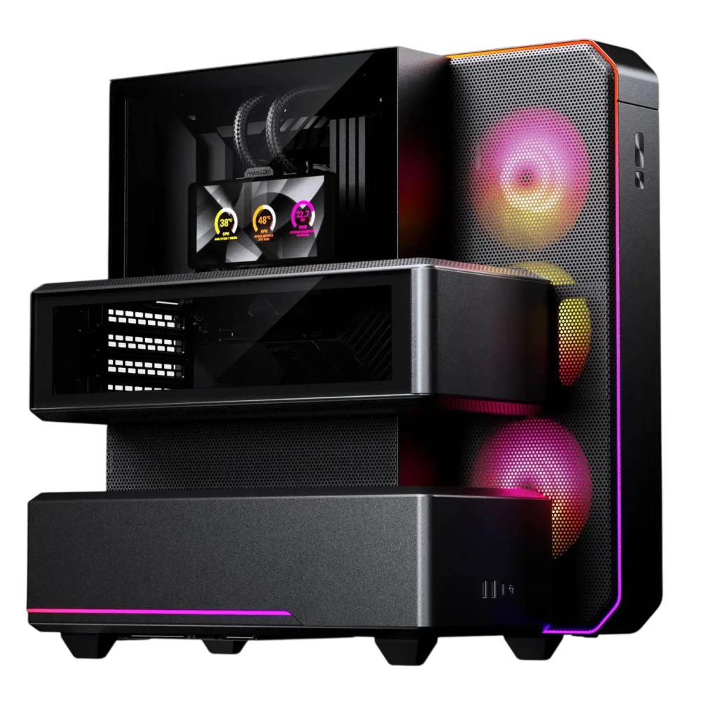 Компьютерный корпус PHANTEKS EX5 Max ARGB LCD Black (PH-EX526M_DBK01)