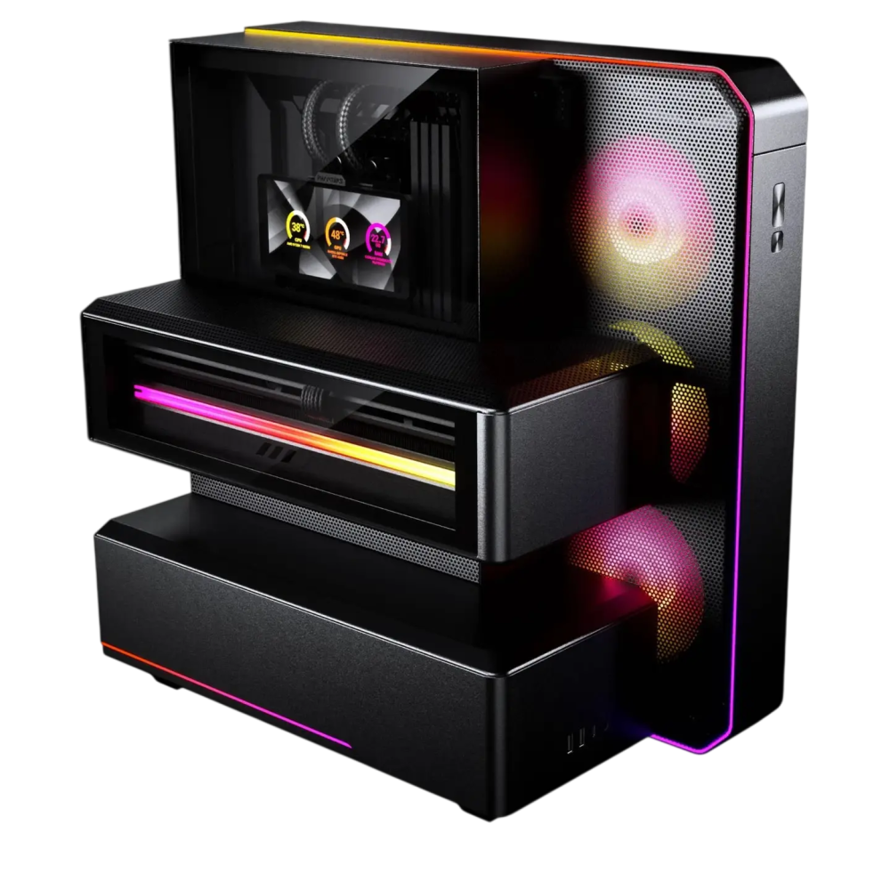 Компьютерный корпус PHANTEKS EX5 Max ARGB LCD Black (PH-EX526M_DBK01)