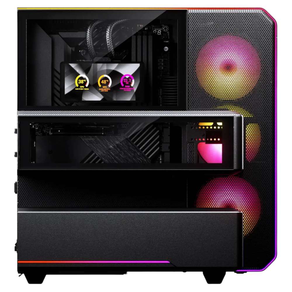 Компьютерный корпус PHANTEKS EX5 Max ARGB LCD Black (PH-EX526M_DBK01)