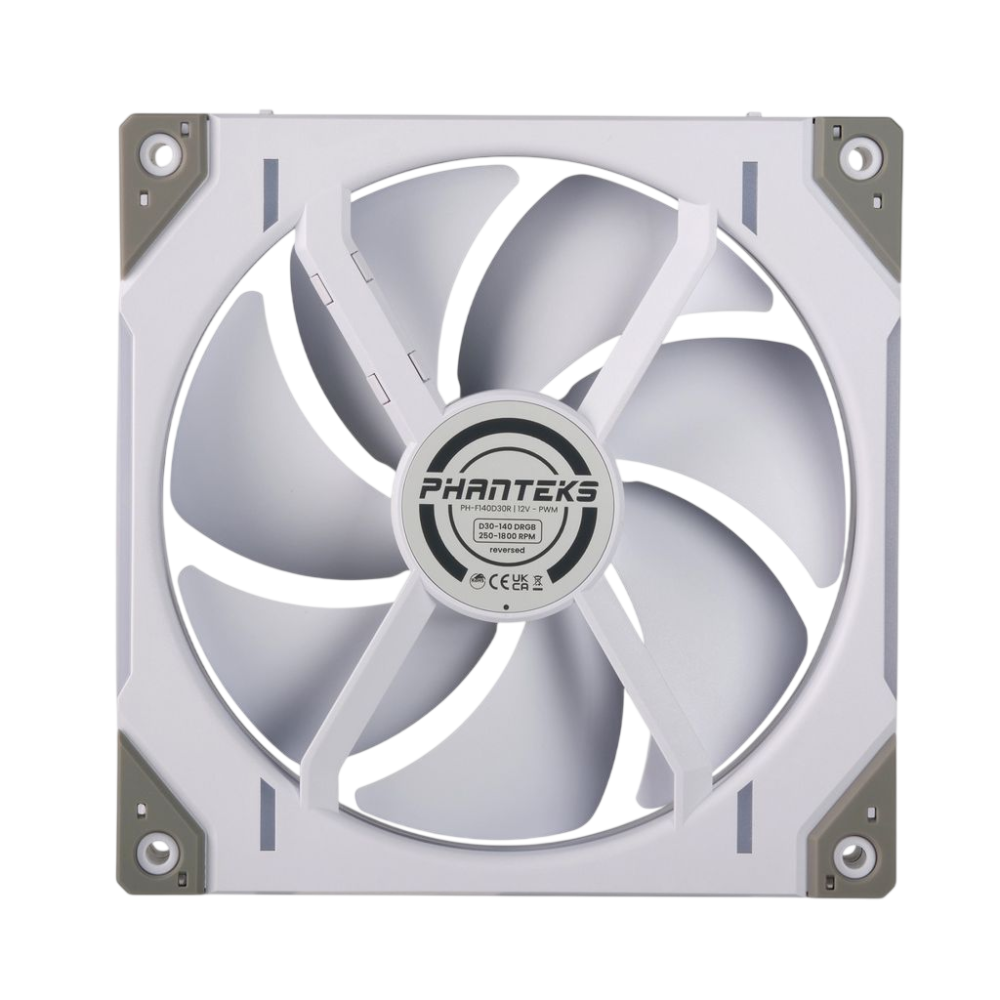 Вентилятор для корпуса PHANTEKS D30 DRGB Reversed White (PH-F140D30R_DRGB_PWM_WT01)
