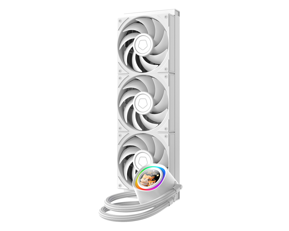 Система жидкостного охлаждения для процессора ID-COOLING FX360 LCD PE ARGB White