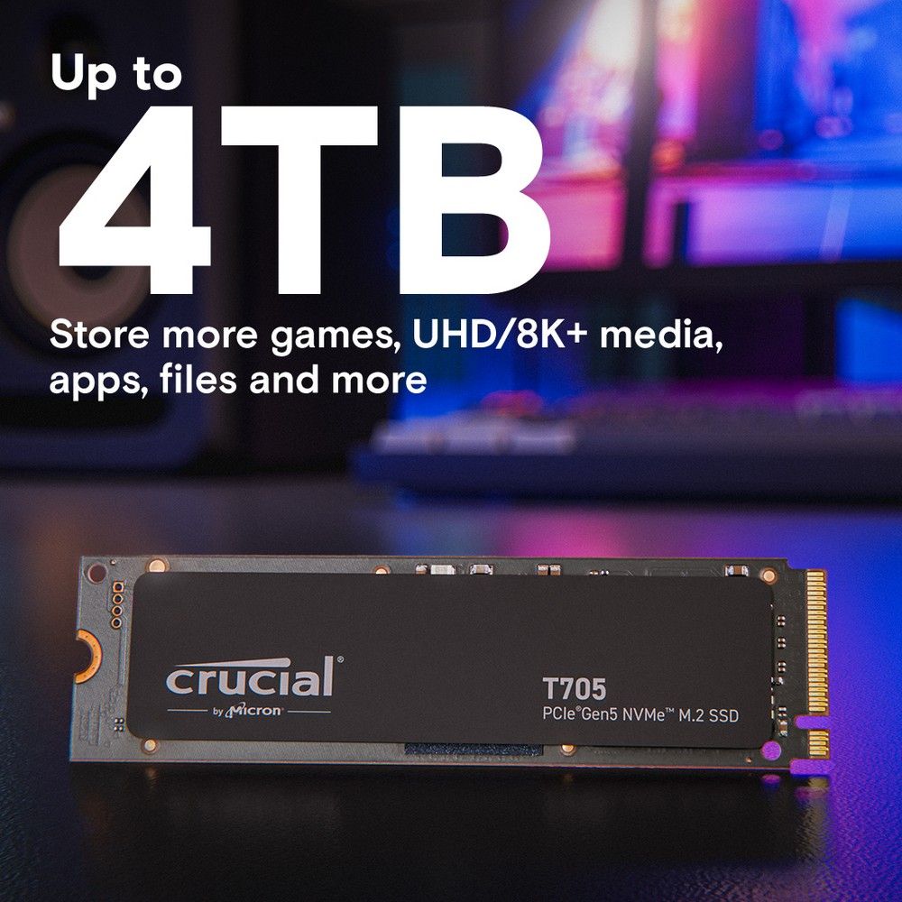 Твердотельный накопитель CRUCIAL 2000 Gb T705 (CT2000T705SSD3)