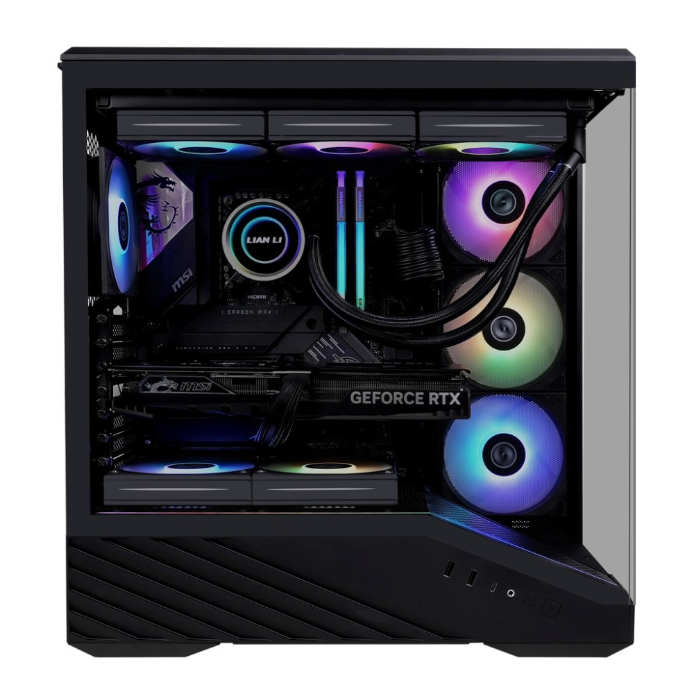 Компьютерный корпус Lian Li V100 ARGB TG Black (G99.V100RX.R1)