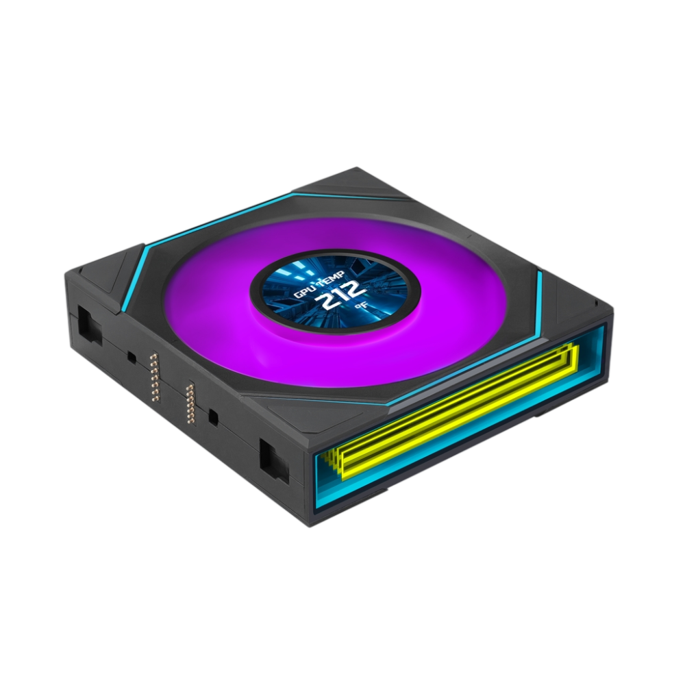 Вентилятор для корпуса Lian Li UNI FAN SL INF LCD FLEX 120 Reverse Blade 12RSLIND1F1B ARGB Black (G9F.12RSLIND1F1B.R0)