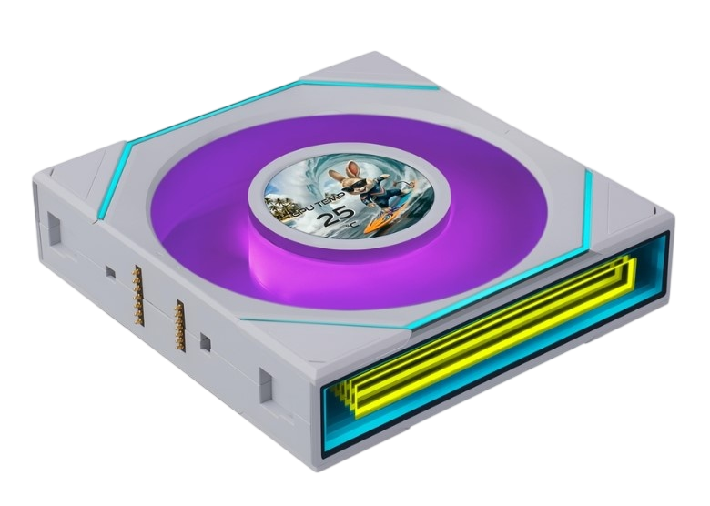 Комплект вентиляторов для корпуса Lian Li UNI FAN SL INF LCD FLEX 120 Reverse Blade 12RSLIND1F3W ARGB White (G9F.12RSLIND1F3W.R0)