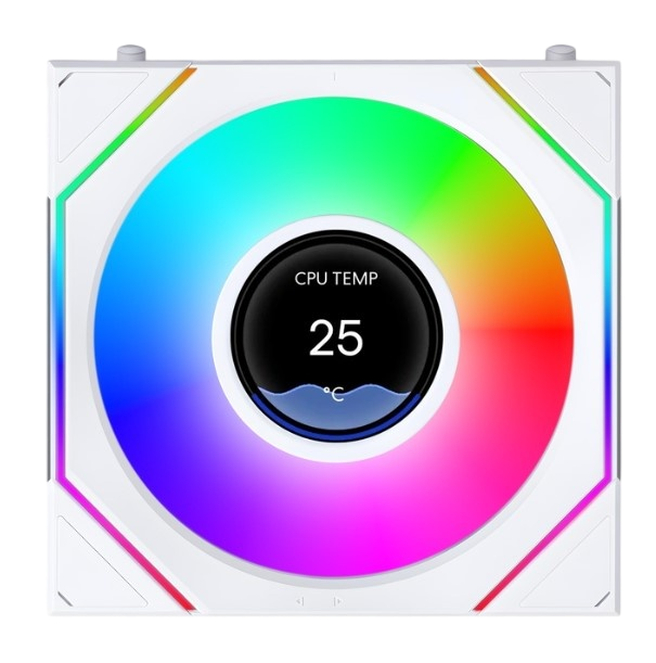 Комплект вентиляторов для корпуса Lian Li UNI FAN SL INF LCD FLEX 120 12SLIND1F3W ARGB White (G9F.12SLIND1F3W.R0)