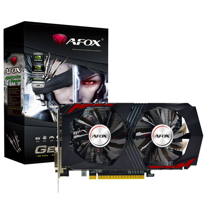 Видеокарта AFox (AF750TI-4096D5H1-V2) GeForce GTX 750 Ti 4GB Low Profile