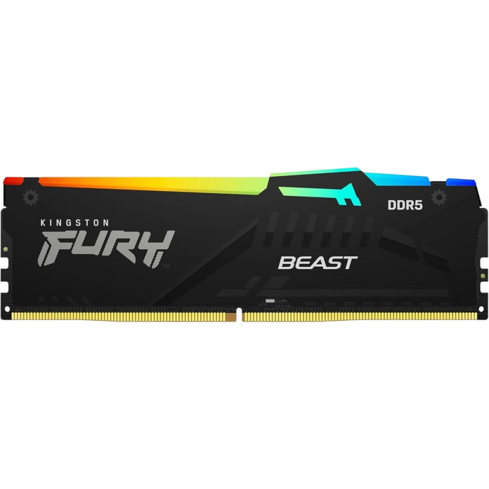 Оперативная память 32 Gb 5600 MHz Kingston FURY Beast RGB Black (KF556C36BBE2A-32)