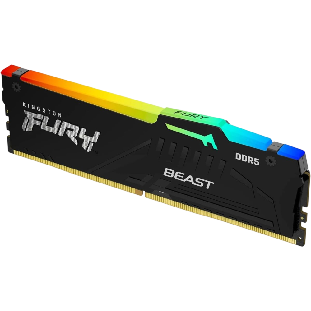 Оперативная память 32 Gb 5600 MHz Kingston FURY Beast RGB Black (KF556C36BBE2A-32)