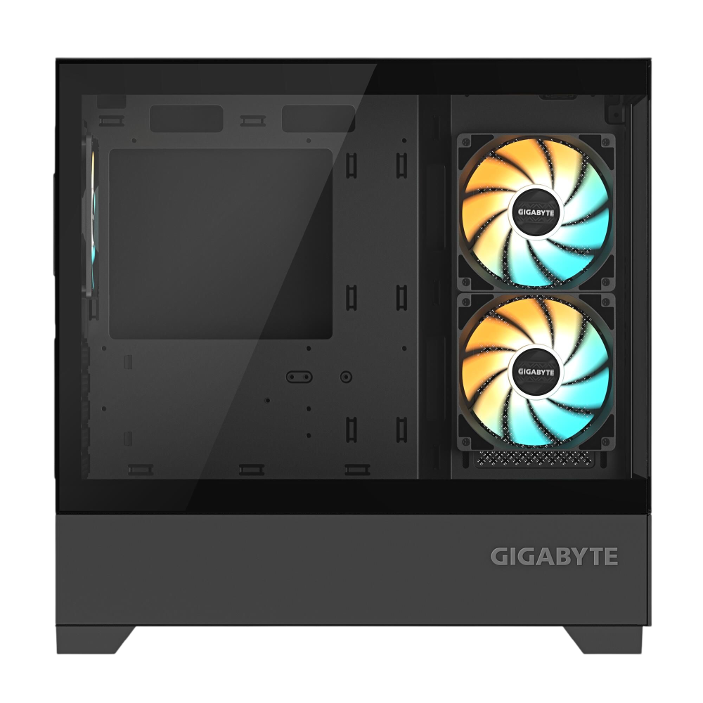 Компьютерный корпус Gigabyte C201 Panoramic Black (C201P M-ATX CASE)