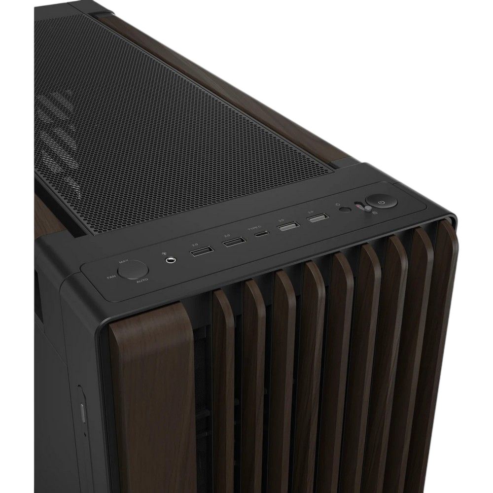 Компьютерный корпус ASUS PROART PA602 WALNUT WOOD METAL MODERN PWM Black (90DC00J0-B09040)