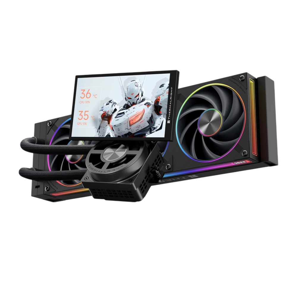 Система жидкостного охлаждения для процессора Thermalright Dynamic Vision Pro 360 LCD ARGB Black (TRDVP360AB)