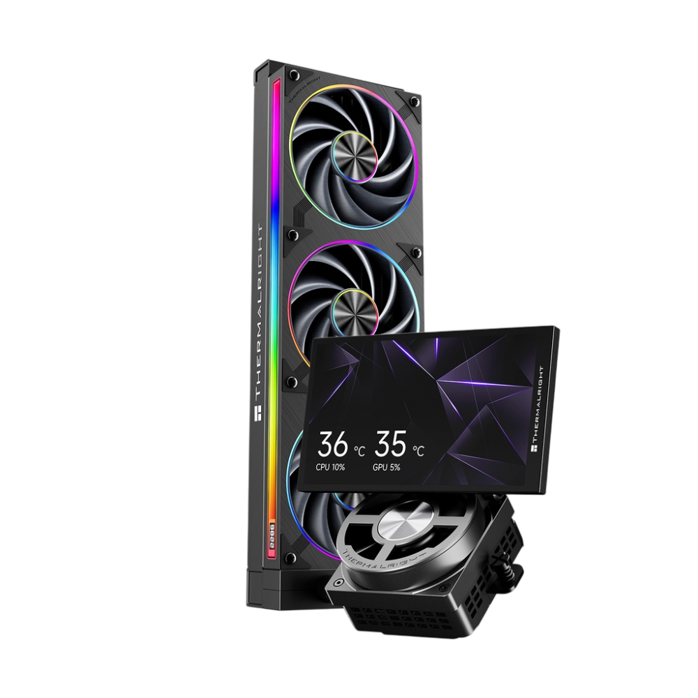 Система жидкостного охлаждения для процессора Thermalright Dynamic Vision Pro 360 LCD ARGB Black (TRDVP360AB)