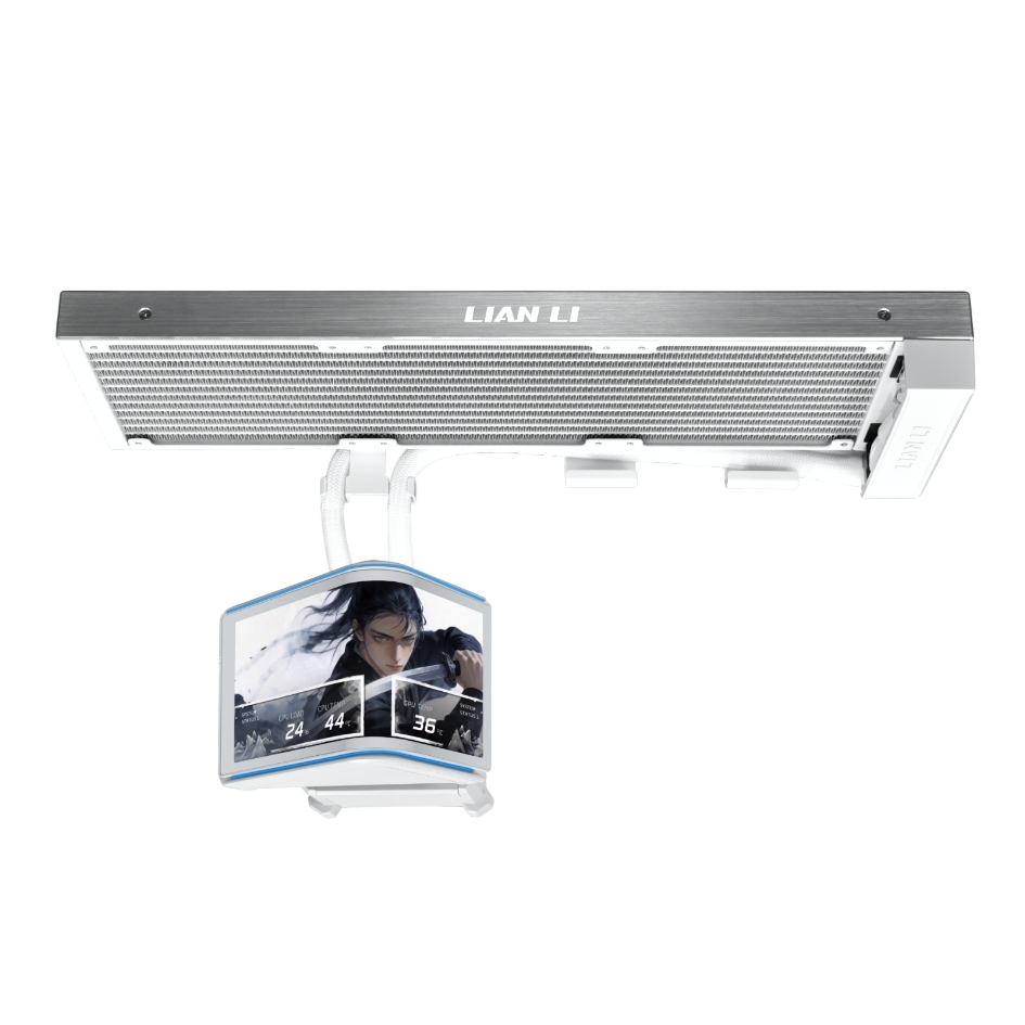 Система жидкостного охлаждения для процессора Lian Li HydroShift II OLED Curved 360 Fanless GHS2OLDC36NW White (G89.GHS2OLDC36NW.R0)