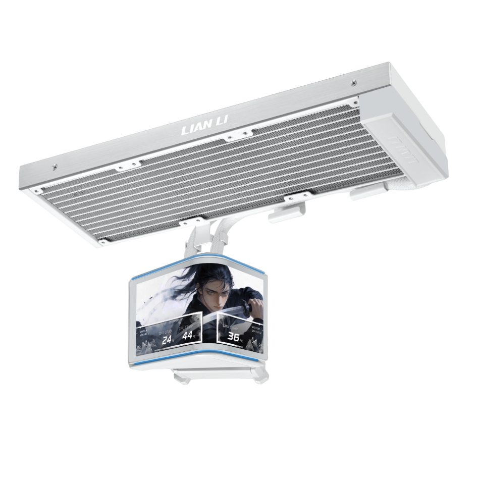 Система жидкостного охлаждения для процессора Lian Li HydroShift II OLED Curved 360 Fanless GHS2OLDC36NW White (G89.GHS2OLDC36NW.R0)
