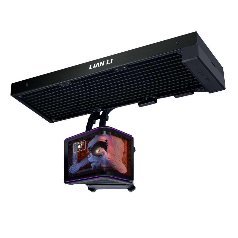 Система жидкостного охлаждения для процессора Lian Li HydroShift II OLED Curved 360 Fanless GHS2OLDC36NB Black (G89.GHS2OLDC36NB.R0)